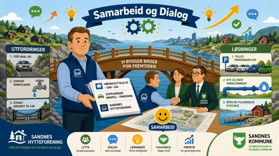 Sandnes Hytteforening har sendt inn høringsinnspill til ny kommuneplan